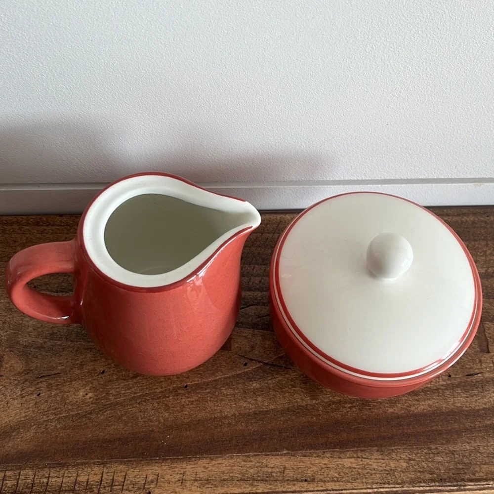 Italian Creamer and Sugar Bowl